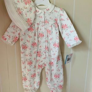 NWT LITTLE ME ONESIE SET LUXURY COTTON 6MONTHS.